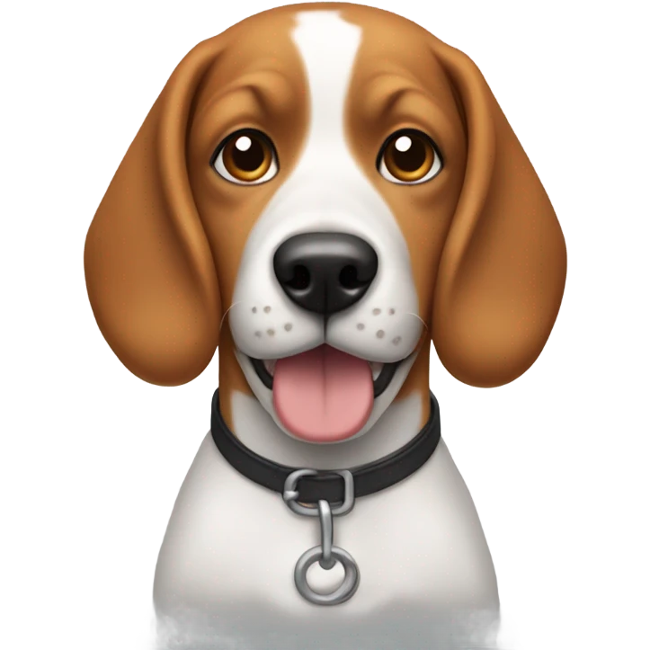 Human with beagle head emoji