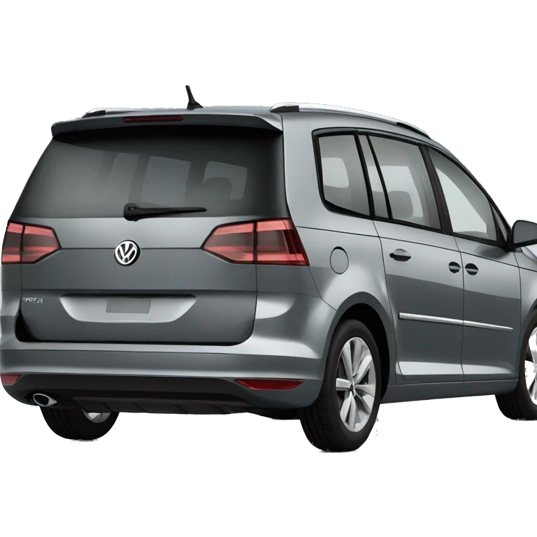 Volkswagen touran grise foncé  emoji