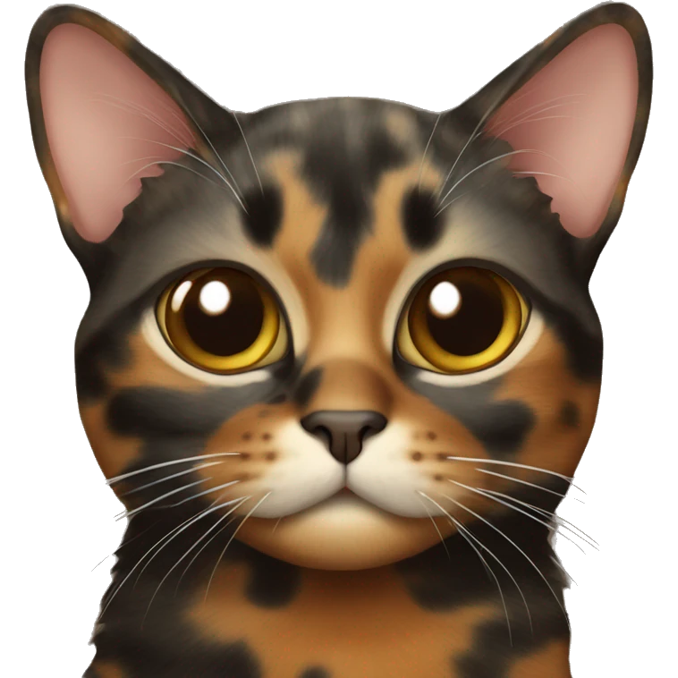 Tortoiseshell cat emoji