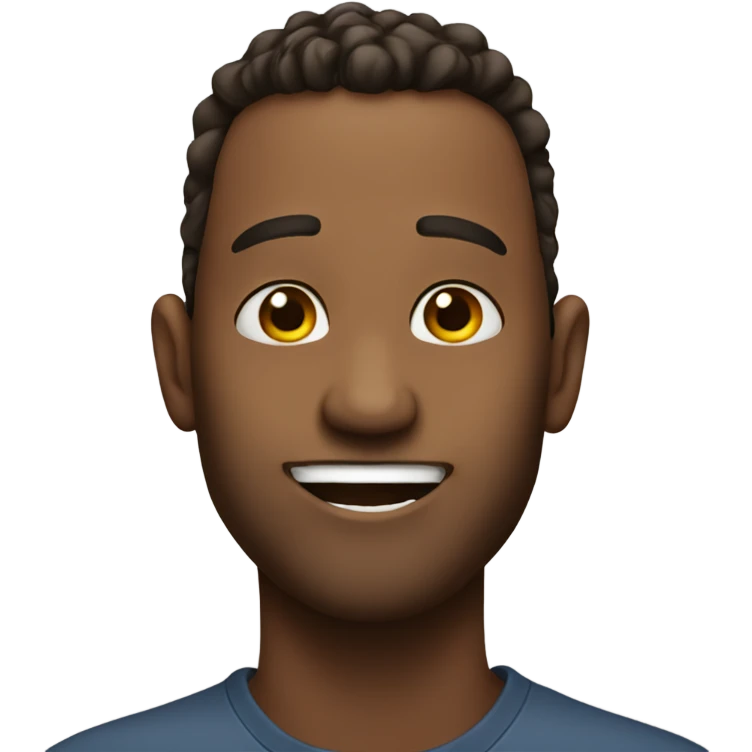 Awkward smile emoji
