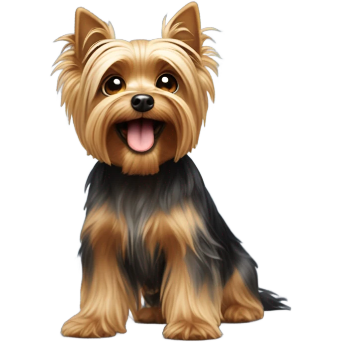 yorkie falling emoji
