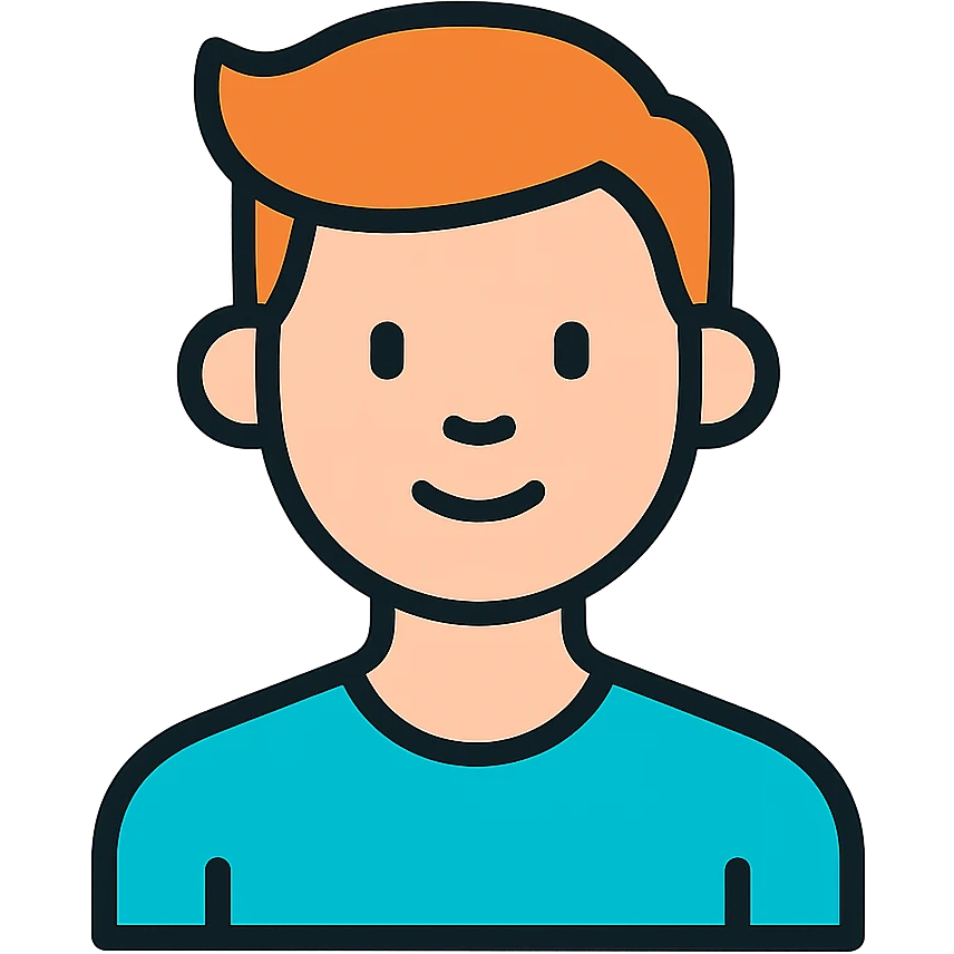A young man emoji