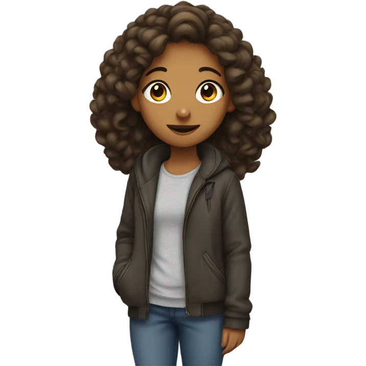 A girl on the street  emoji