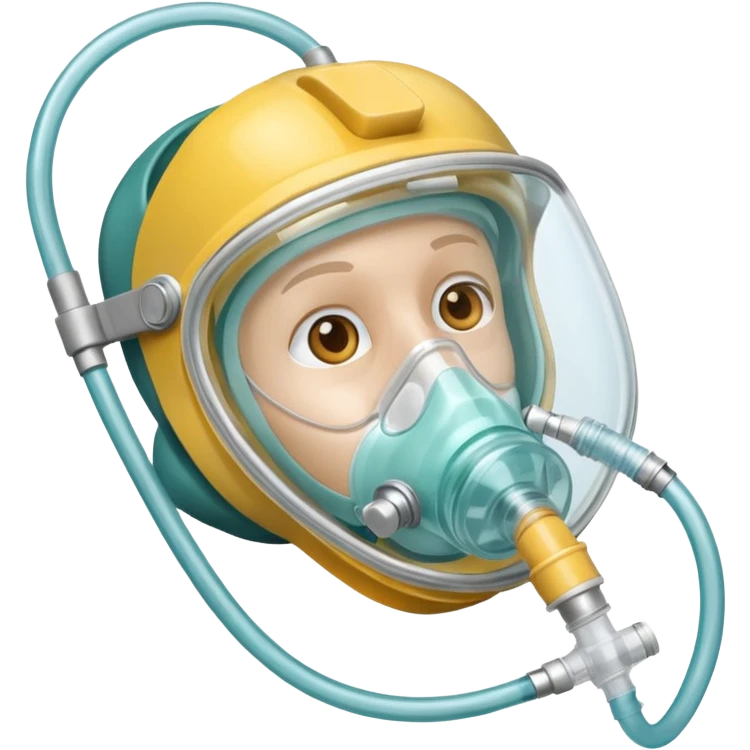 emergency oxygen mask for patients emoji