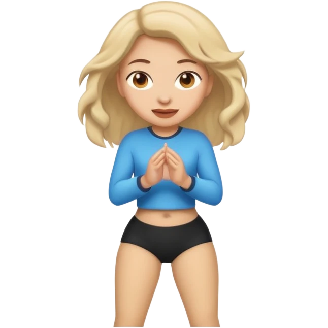 Girl shaking her ass emoji