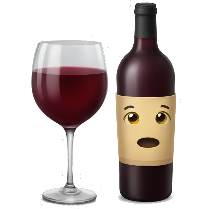 chug wine emoji