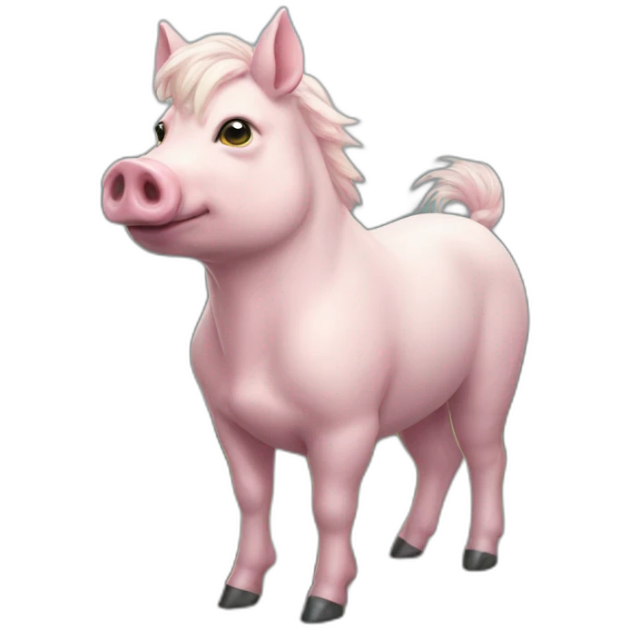 Pig unicorn Hybrid emoji