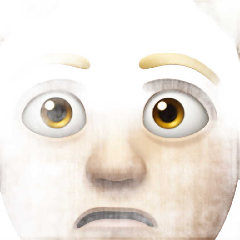 Scared shaking face emoji