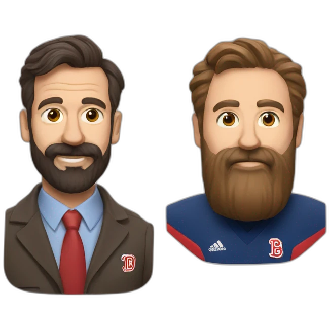 Ted Lasso and Coach Beard  emoji