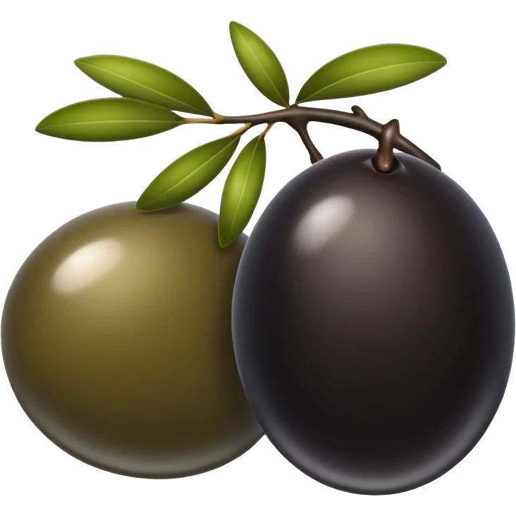 black olive  emoji