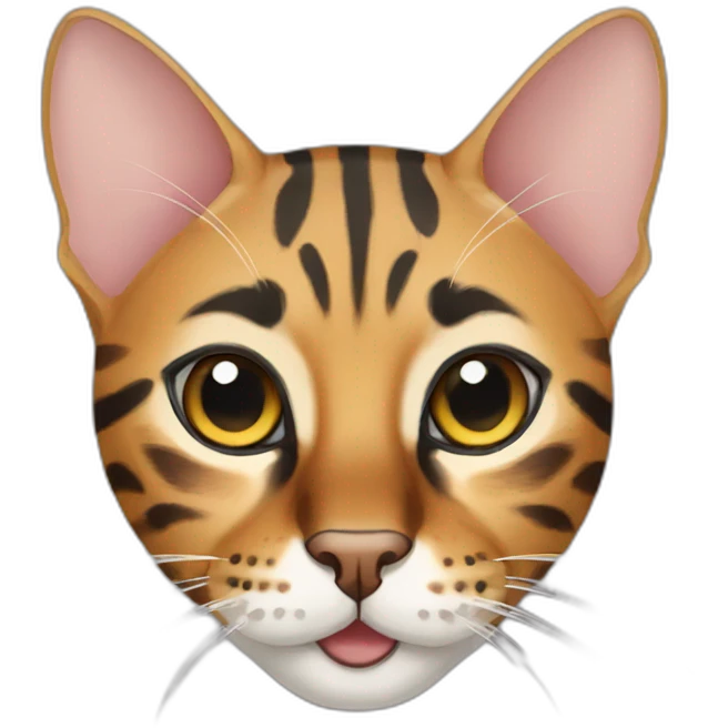 Bengal cat emoji