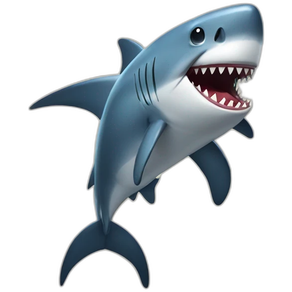 dancing shark emoji
