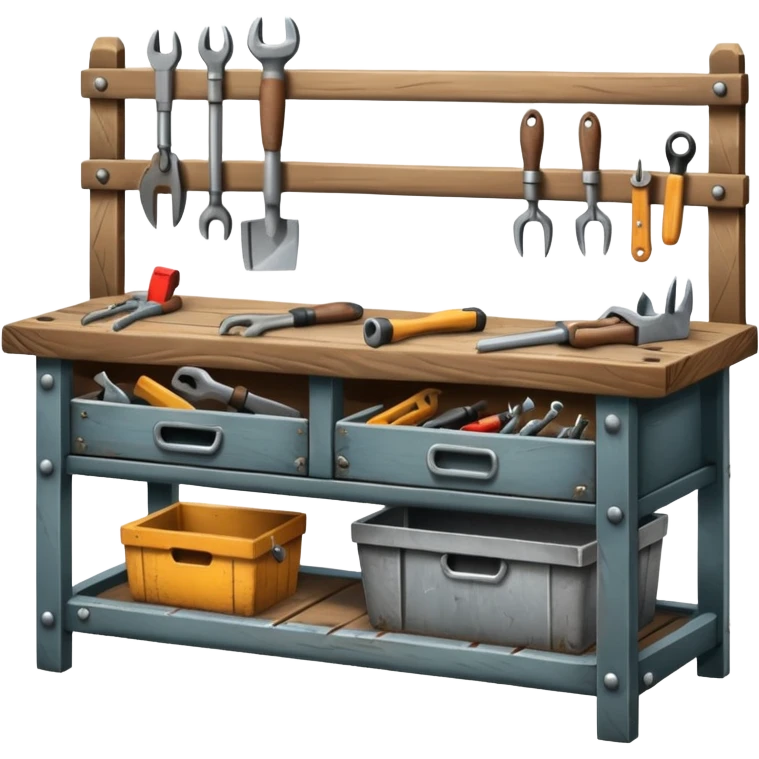 Wooden Tool Bench emoji