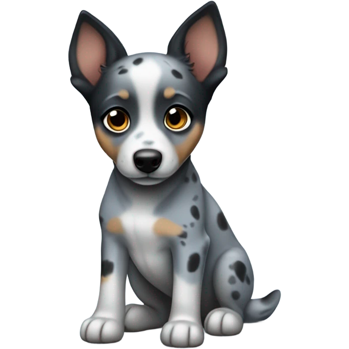 blue heeler puppy emoji