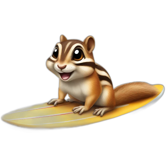 chipmunk-on-surfboard emoji