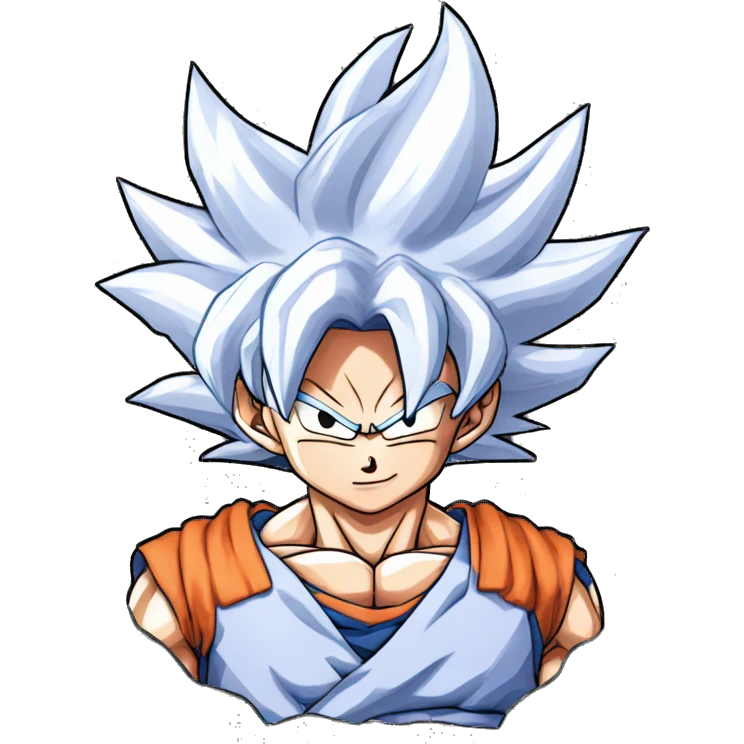 goku ultra instinct with aura emoji