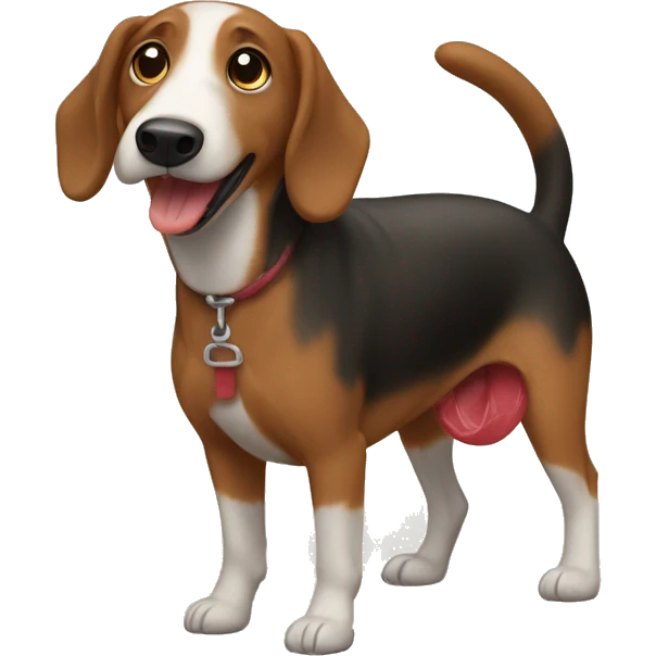 Perro salchicha emoji