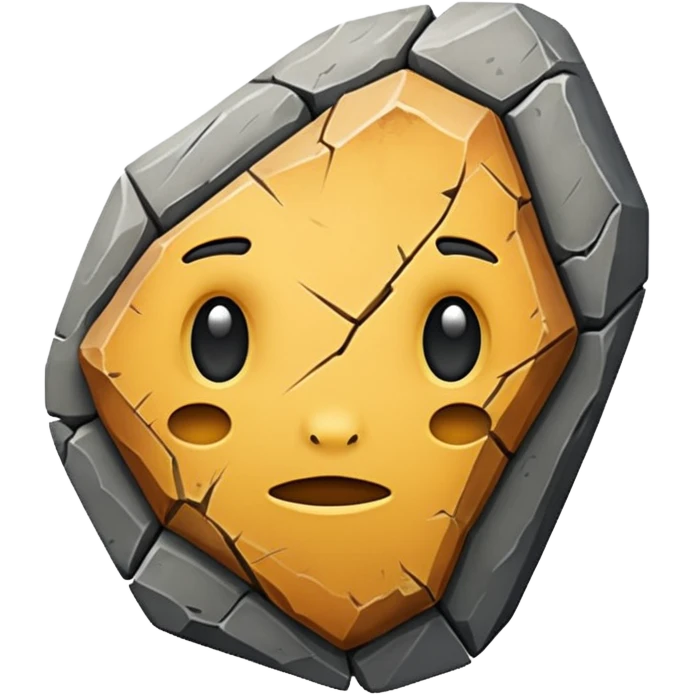 Moving rocks perfect image in professional look emoji