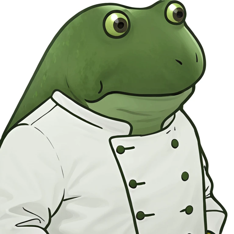 bufo in a chef coat emoji