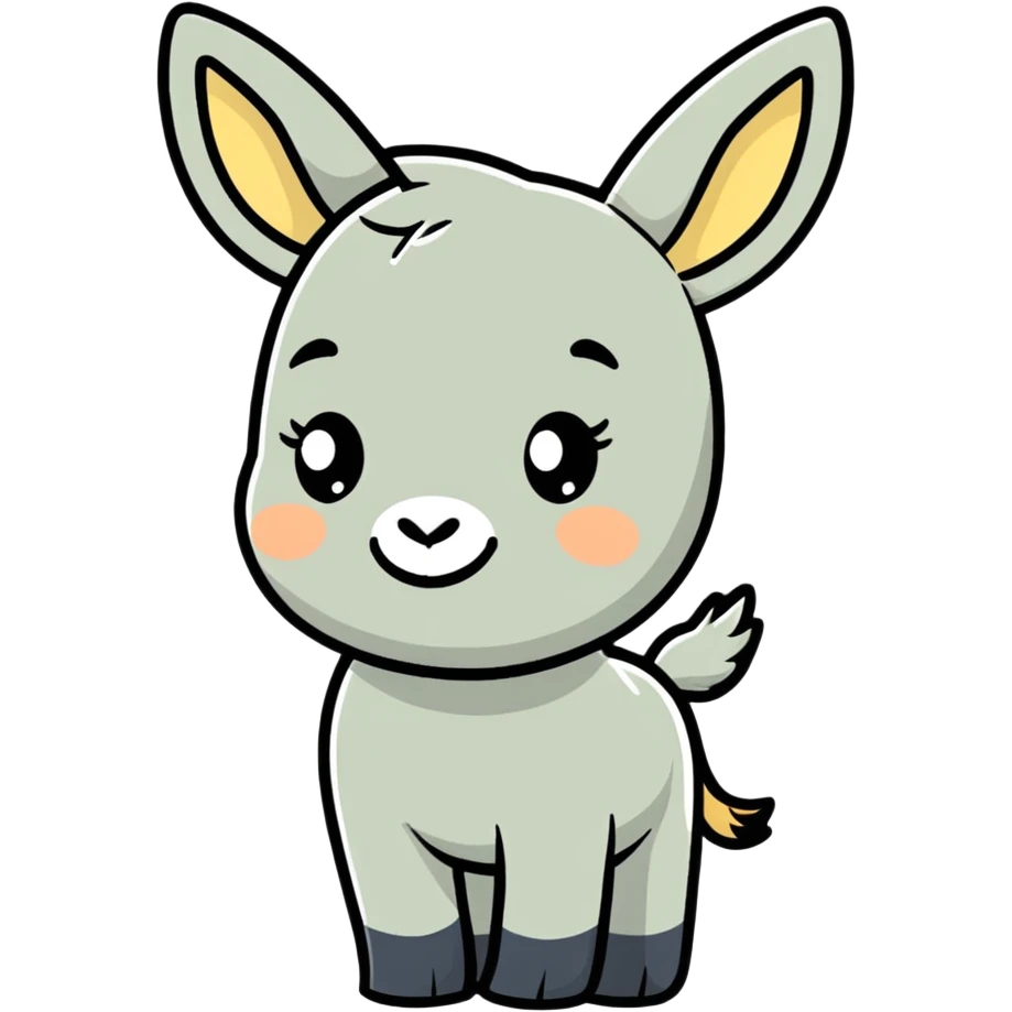 Heba with donkey ears emoji