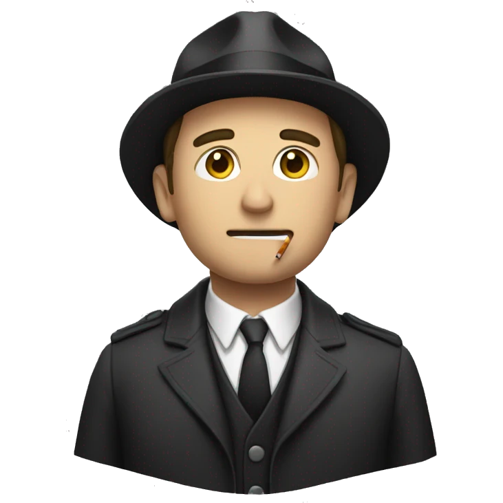 Tomas Shelby with cigarette emoji