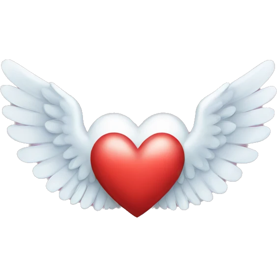 heart with angel wings emoji