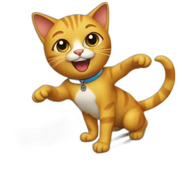 surfing cat emoji