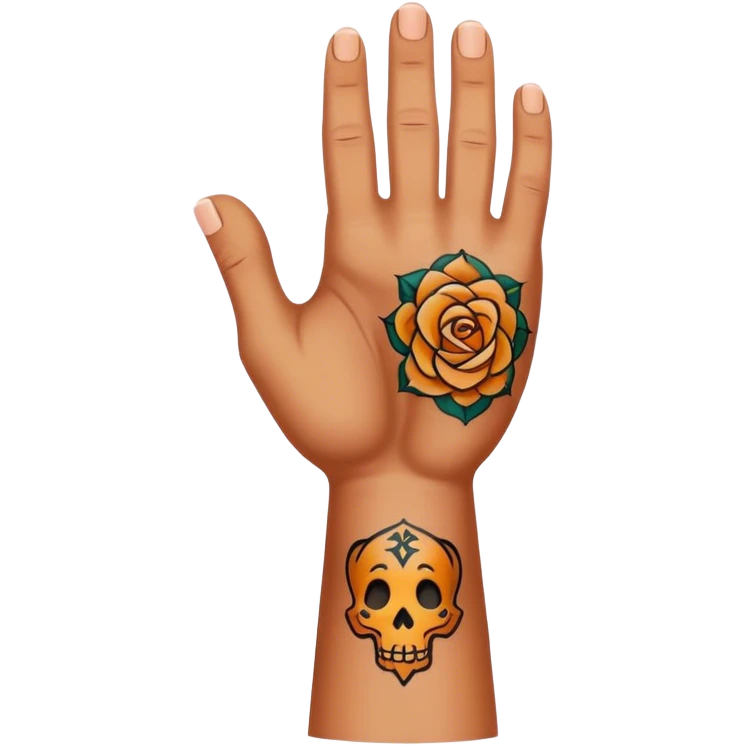 tattooed arm emoji