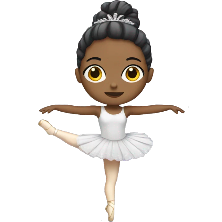 Ballerina with rock outfit emoji