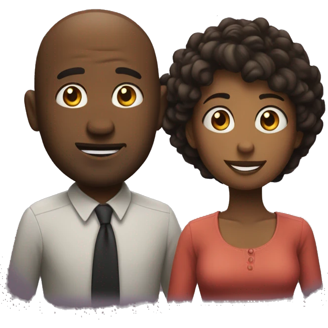 Une couple qui regard Netflix  emoji