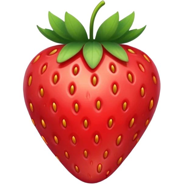 A strawberry emoji