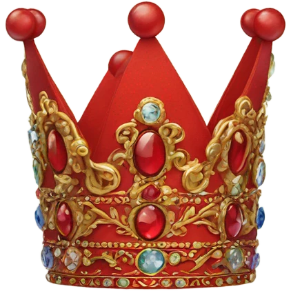 Red crown emoji