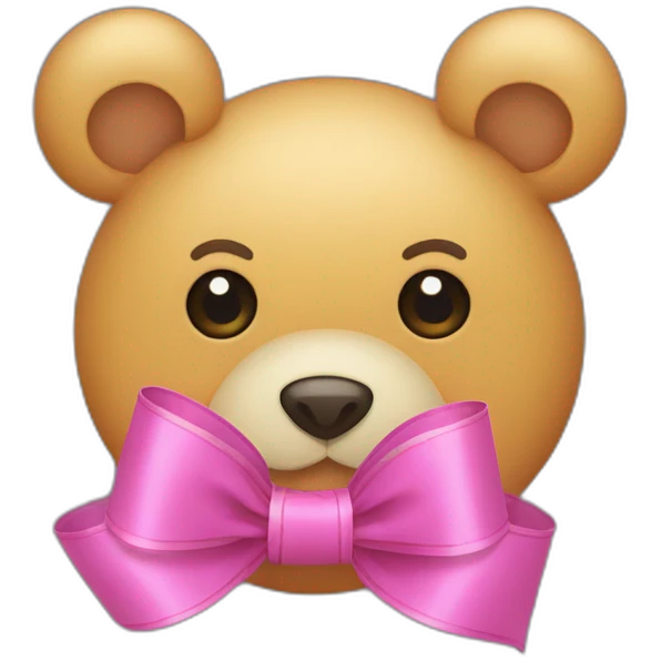 Cœur avec un ruban emoji