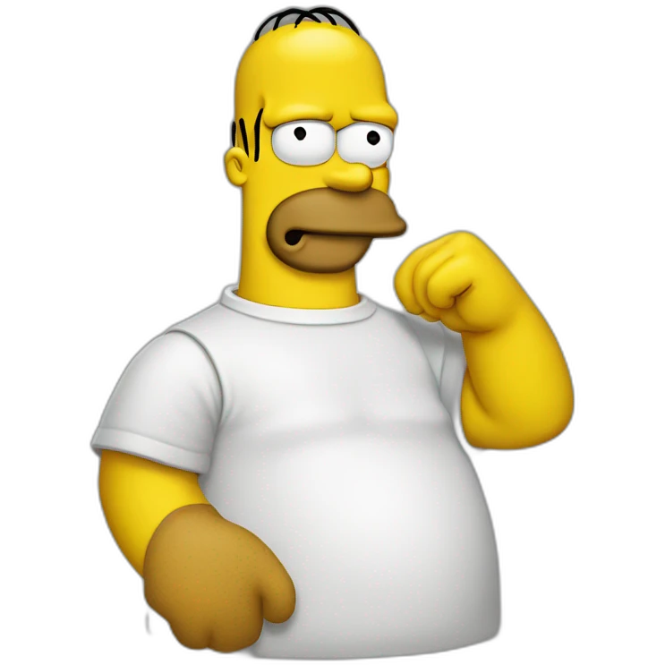 Homer simpon emoji