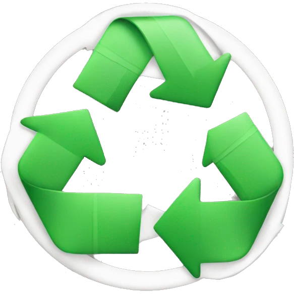 CIRCLE RECYCLE ARROW emoji