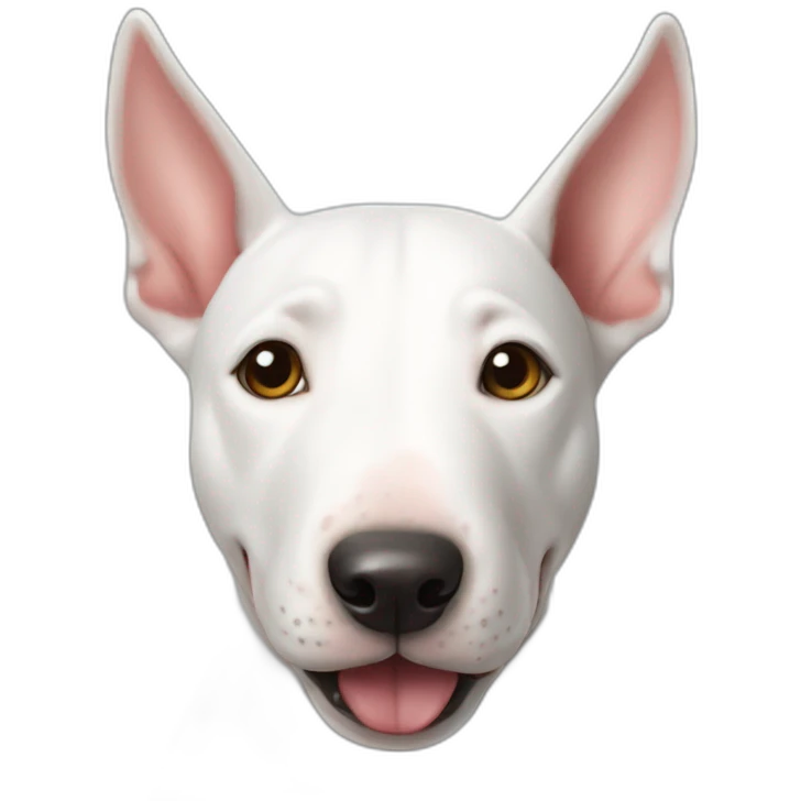 cute bull terrier emoji