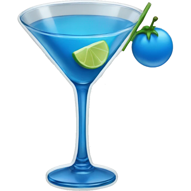 blue martini emoji