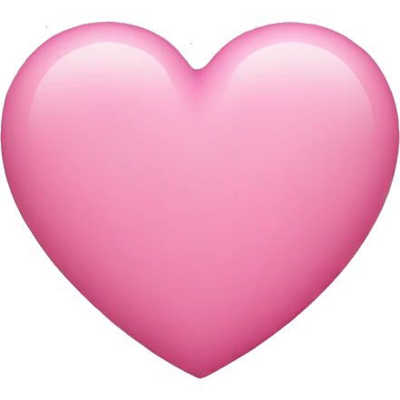 Aesthetic pink heart emoji