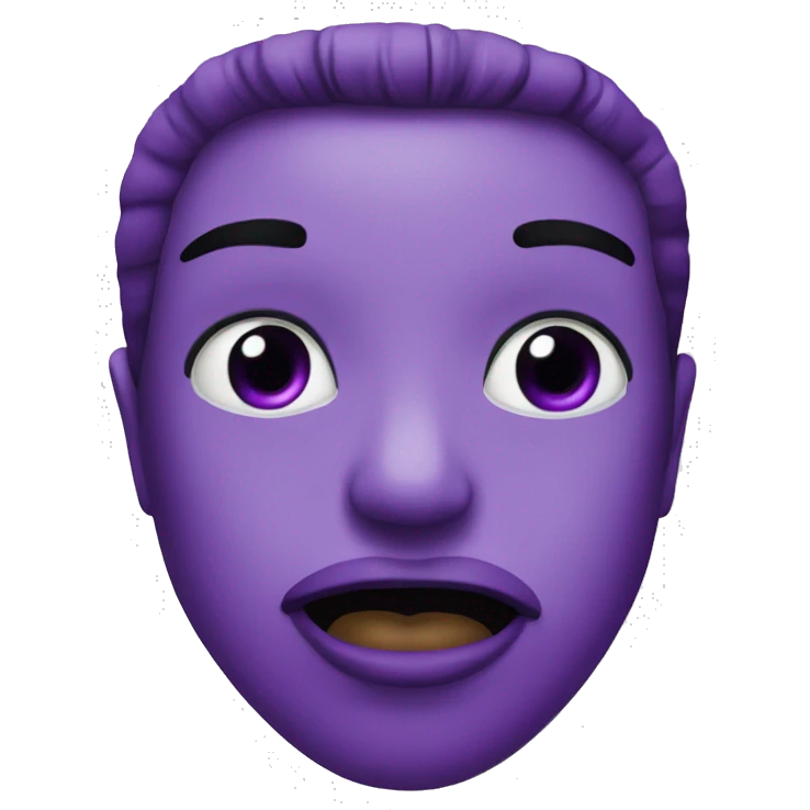 Purple kiss  emoji