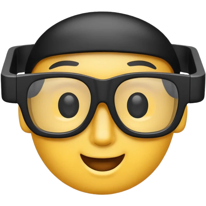 3d glasses emoji