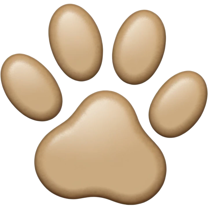 puppy paw print emoji