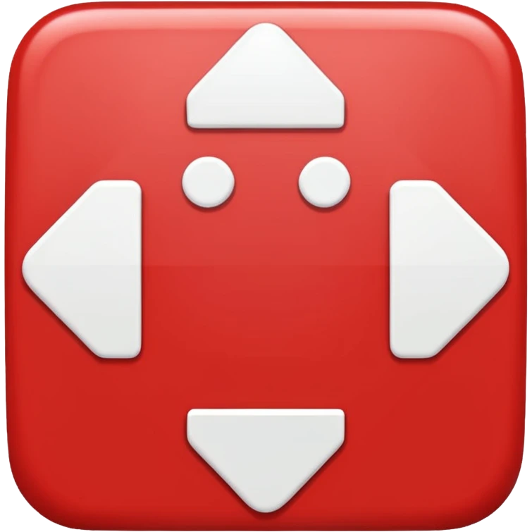 mach mir ein rotes viereck wo nur ein weißes X drinnen ist emoji