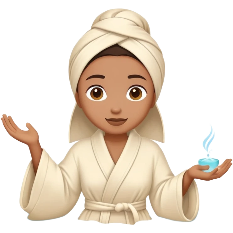 Spa day emoji