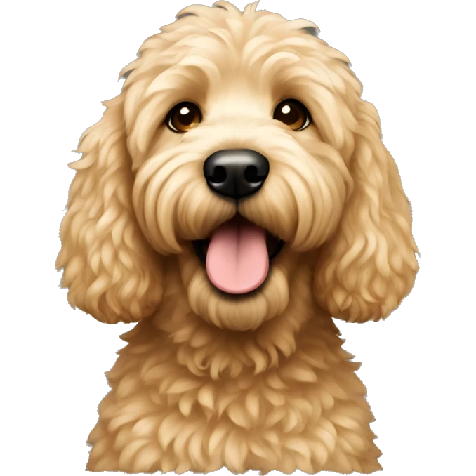 Golden doodle emoji