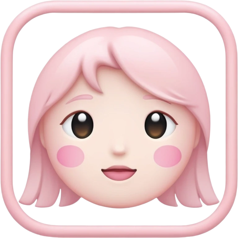 Light pink emoji
