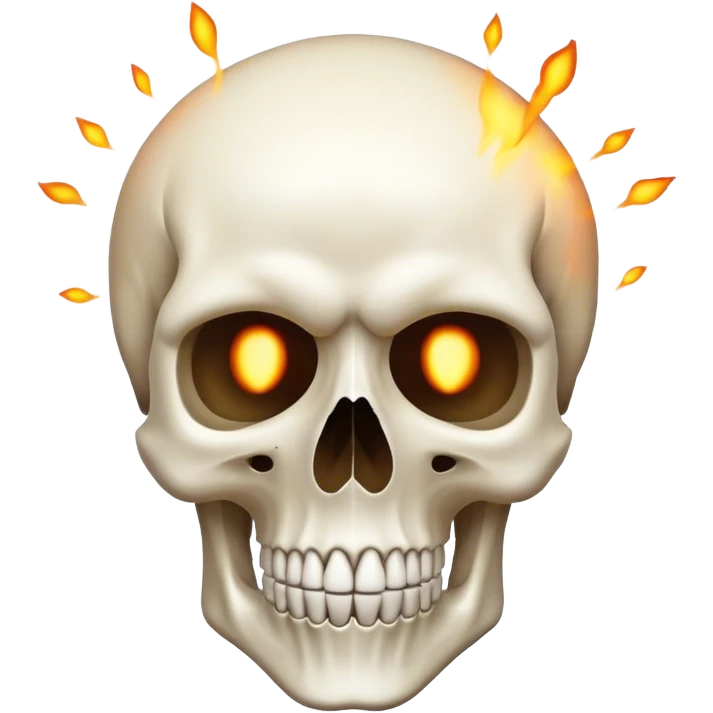 A skull emoji with their mind exploded emoji