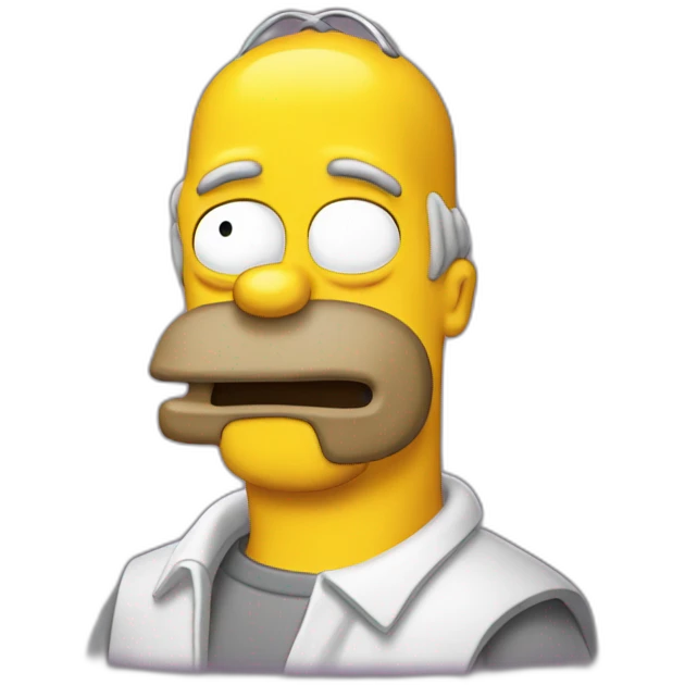 Homer qui fait un fick emoji