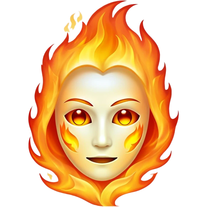 Fire phantom emoji