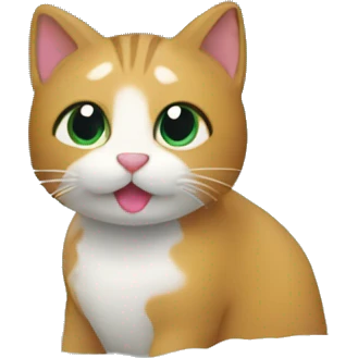 a cat in a snow globe  emoji