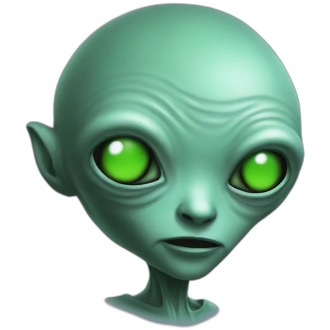 Alien du futur emoji